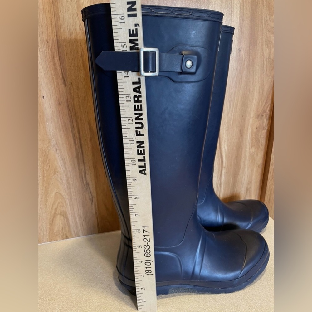G.H. Bass & Co. Navy Winter Rain Boots - Picture 5 of 5
